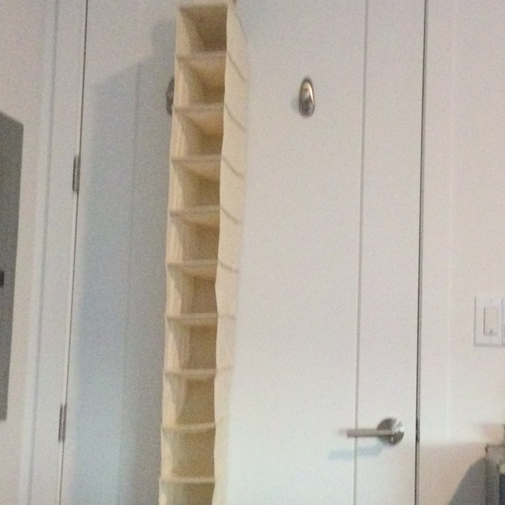 Closet shoe storage